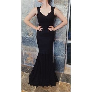 Bandage-style, mermaid cut evening dress